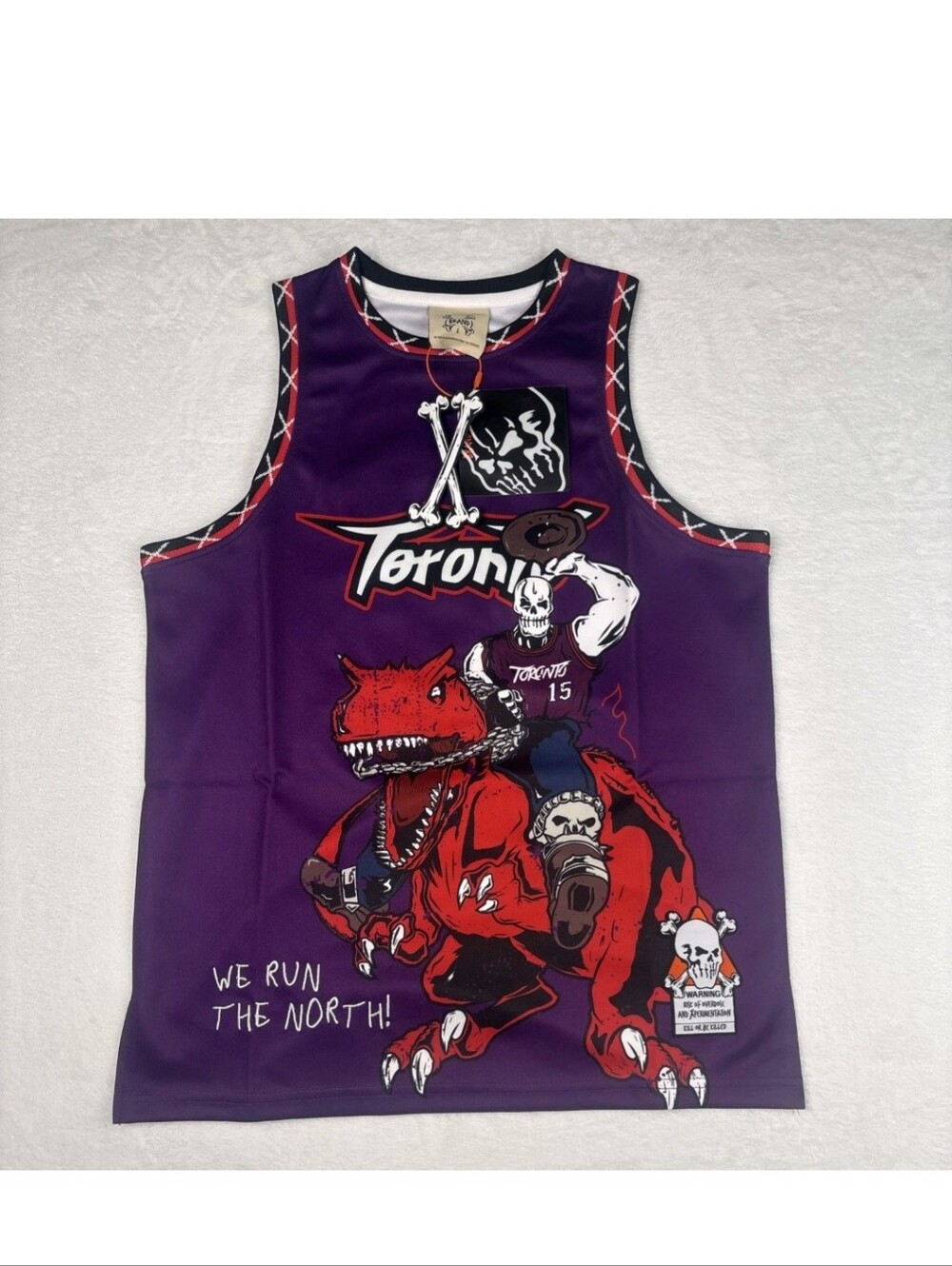 BrandX Toronto Raptors Jersery NWT #15 Carter Size M